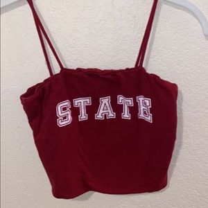 Florida State “STATE” cropped tank